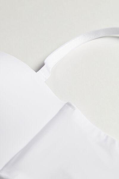 White Ultralight Microfibre Bra, , large image number 5