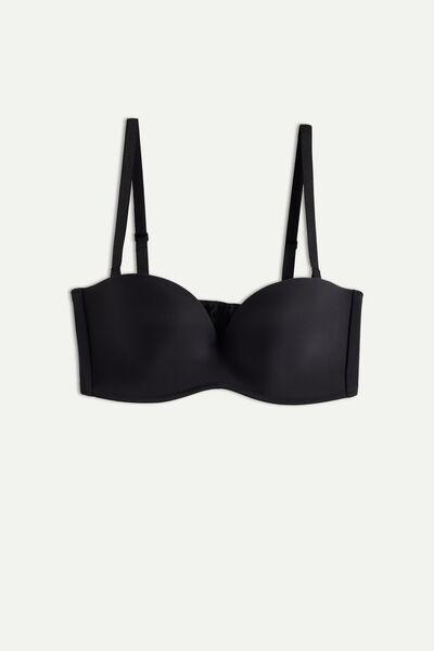 Black Ultralight Bandeau Bra, , large image number 3