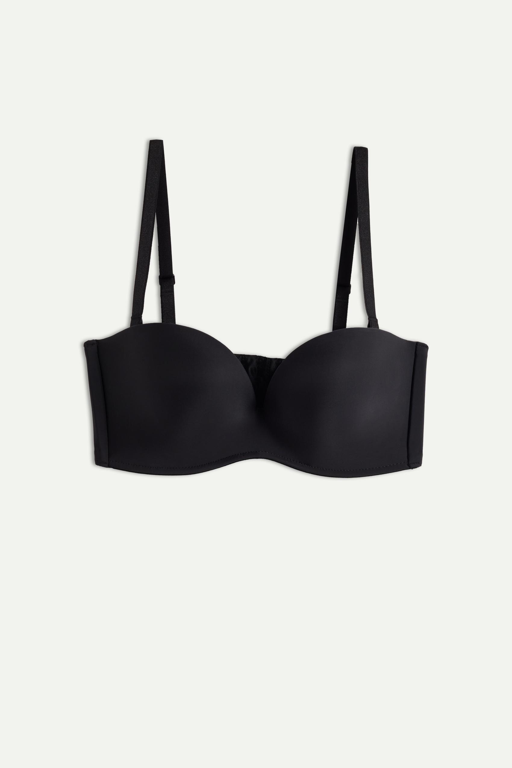 Black Ultralight Bandeau Bra, , large image number 9