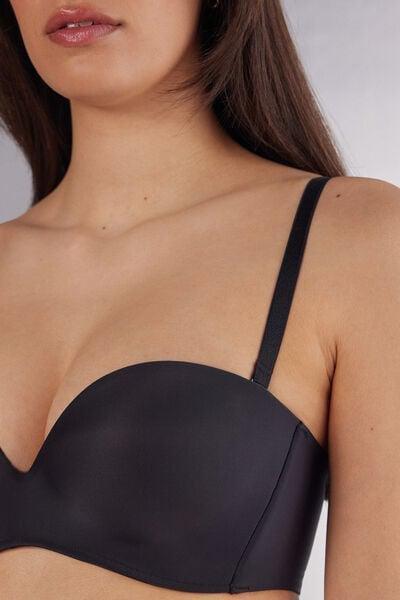 Black Ultralight Bandeau Bra, Black, large image number 11