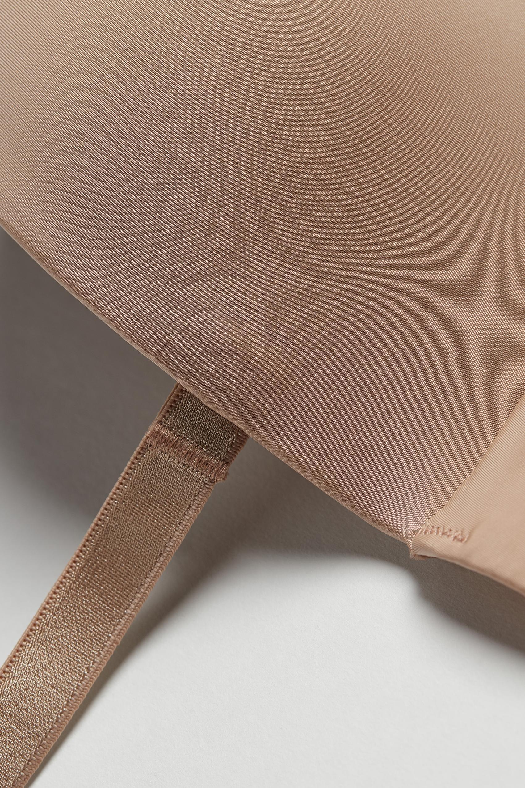 Beige Ultralight Bandeau Bra, Soft Beige, large image number 10