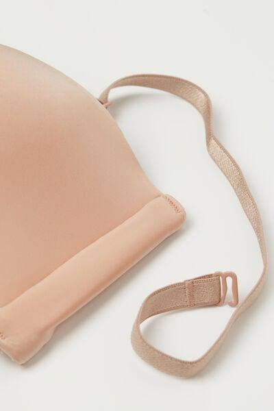 Beige Ultralight Bandeau Bra, Soft Beige, large image number 11
