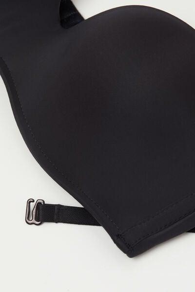 Black Ultralight Bandeau Bra, Black, large image number 4