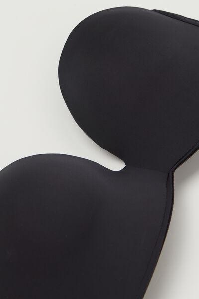Black Ultralight Bandeau Bra, Black, large image number 4