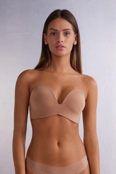 Intimissimi Beige Laura Ultralight Microfibre Bandeau Bra