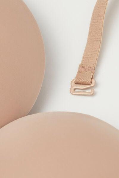 Beige Ultralight Bandeau Bra, Soft Beige, large image number 4