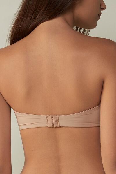 Beige Anna Ultralight Bandeau Bra, , large image number 3