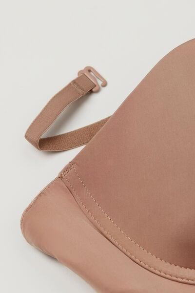 Beige Ultralight Bandeau Bra, Medium Beige, large image number 4