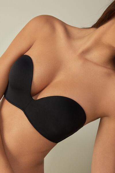 Black Laura Ultralight Bandeau Bra, , large image number 3