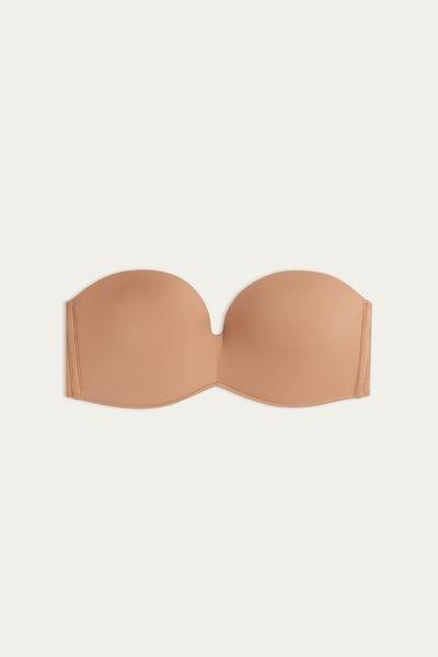 Beige Laura Ultralight Bandeau Bra, , large image number 2