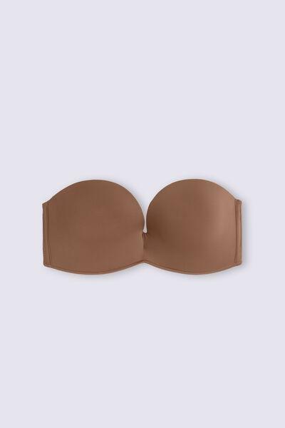 Beige Laura Ultralight Bandeau Bra, , large image number 2