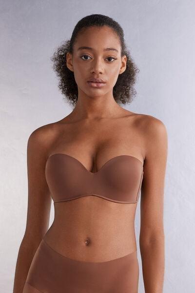 حمالة صدر gioia bandeau بيج غامق ، للنساء, Brown Mocha, large image number 0
