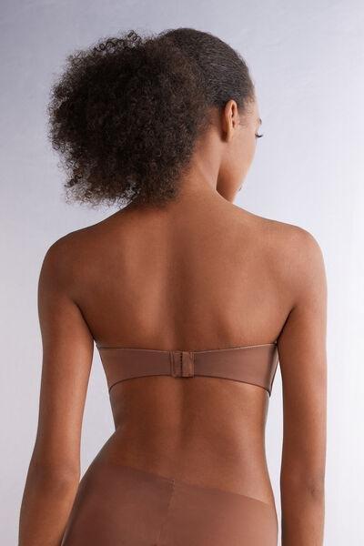 حمالة صدر gioia bandeau بيج غامق ، للنساء, Brown Mocha, large image number 3