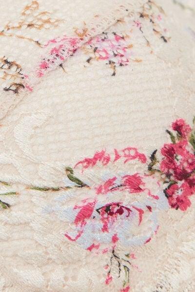 Pink Tiziana Pretty Flowers Print Triangle Bra, 5601_057K, large image number 4