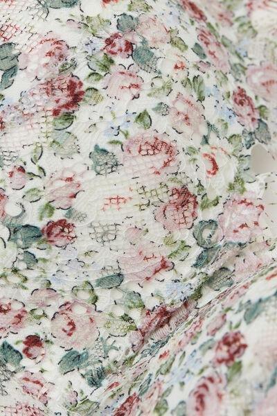 Multicolour Floral Romance Triangle Bra, , large image number 4