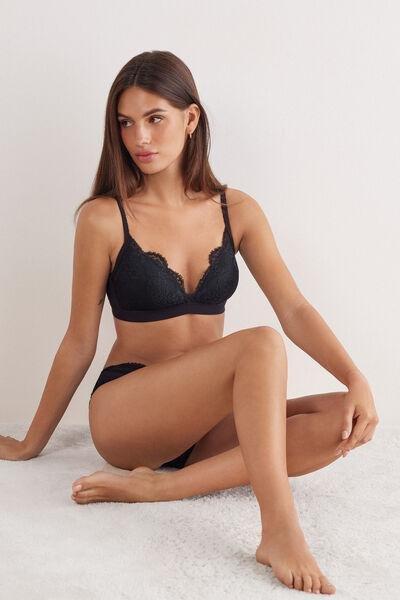 Black Your Everyday Wear Triangle Bra, , large image number 2
