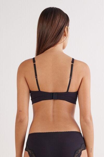 Black Your Everyday Wear Triangle Bra, , large image number 3
