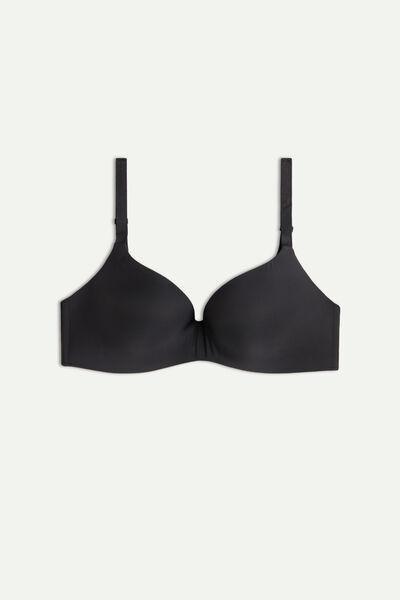 Black Adele Ultralight Triangle Bra, , large image number 4