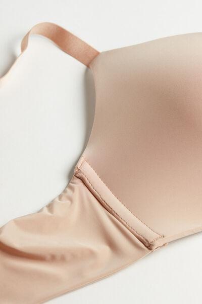 Beige Adele Ultralight Triangle Bra, Soft Beige, large image number 3