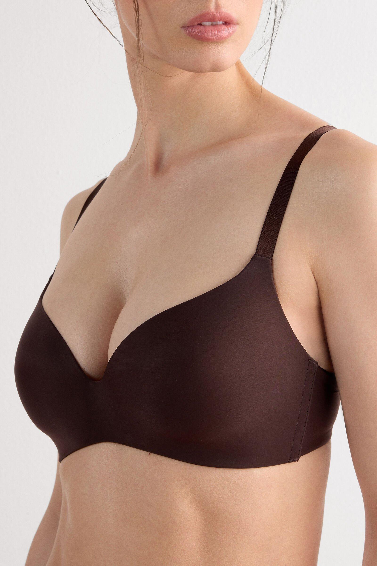 Brown Adele Ultralight Microfibre Triangle Bra, 5601_705J, large image number 9