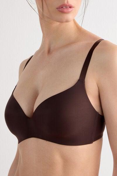 Brown Adele Ultralight Microfibre Triangle Bra, 5601_705J, large image number 11
