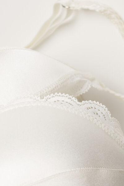 White Tiziana Triangle Bra, , large image number 4