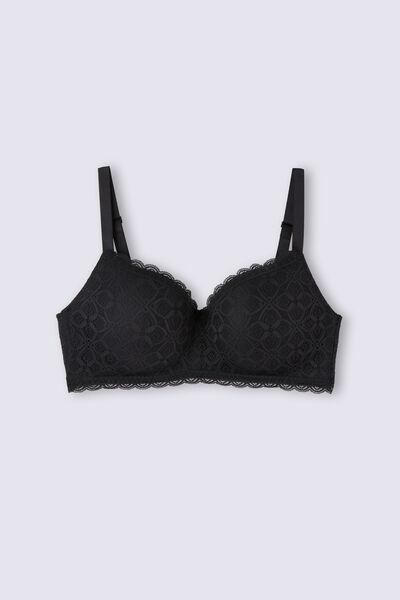 Intimissimi - Black Adele Lace Triangle Bra