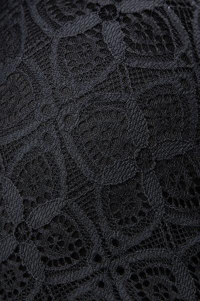 Black Adele Lace Triangle Bra, , large image number 4