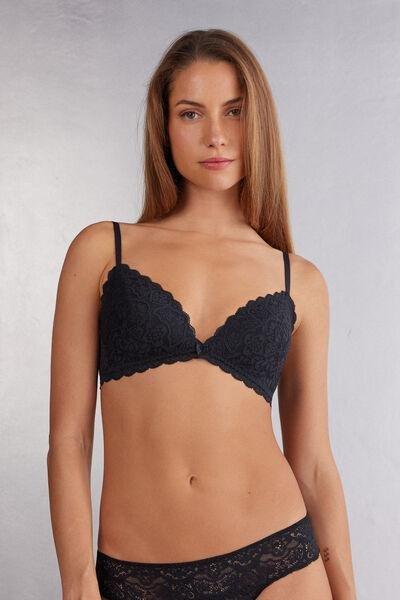 Black Tiziana Triangle Bra, , large image number 0