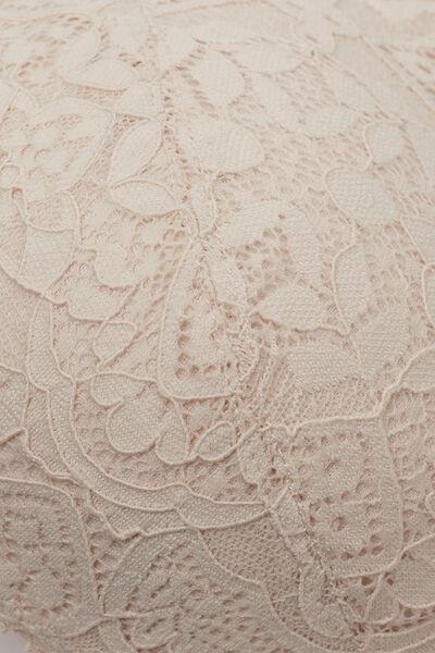 Cream Tiziana Lace Triangle Bra, , large image number 4