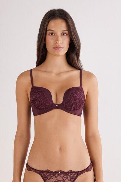 Burgundy La Vie En Rose Monica Push-Up Bra, 5601_028K, medium