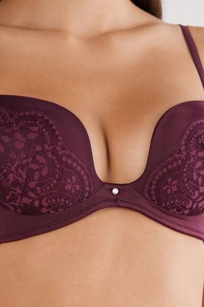 Burgundy La Vie En Rose Monica Push-Up Bra, 5601_028K, large image number 5