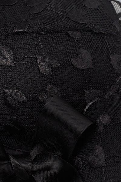 Black Monica The Love Club Push-Up Bra, Black, large image number 4