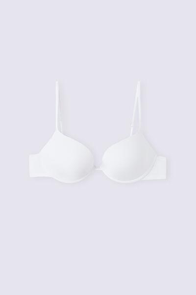 White Bellissima Ultralight Microfibre Push-Up Bra, , large image number 4