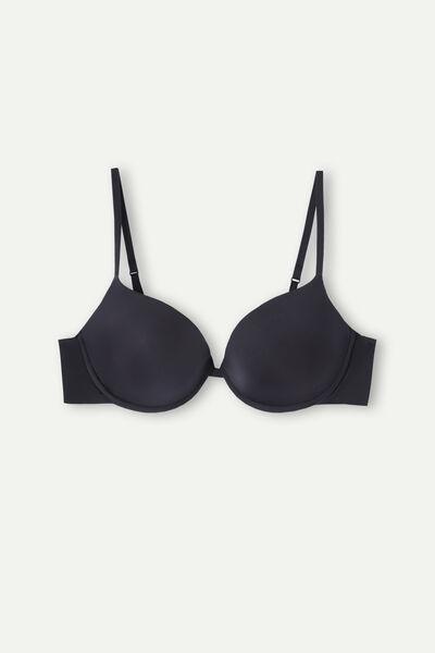 Intimissimi - Black Bellissima Ultralight Microfibre Push-Up Bra