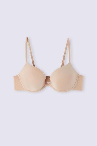 Beige Ultralight Push-Up Bra, , large image number 4