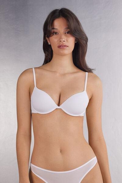 White Bellissima Microfiber Push-Up Bra, , large image number 0