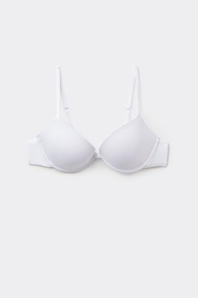 White Bellissima Microfiber Push-Up Bra, , large image number 2