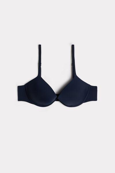 صدرية بوش أب مكث"ة من الأليا" الدقيقة Blue bellissima ، للنساء, , large image number 2