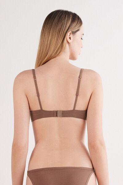 Beige The Ultralight Cotton Push-Up Bra, , large image number 3