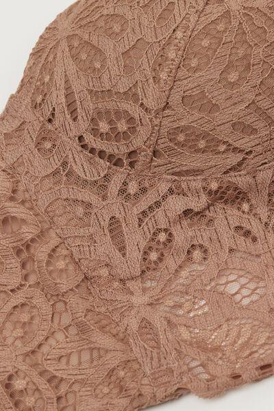 Brown Italian Riviera Bustier, Medium Beige, large image number 4