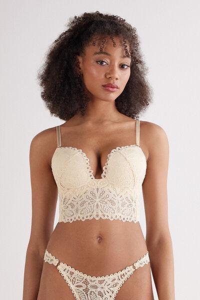 Beige Italian Riviera Bustier, , medium