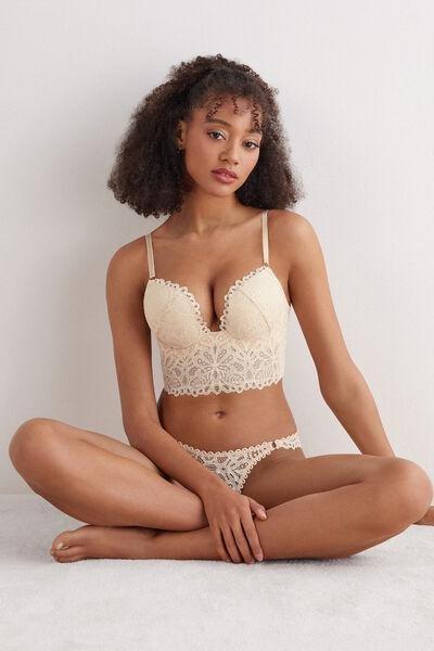Beige Italian Riviera Bustier, , large image number 1