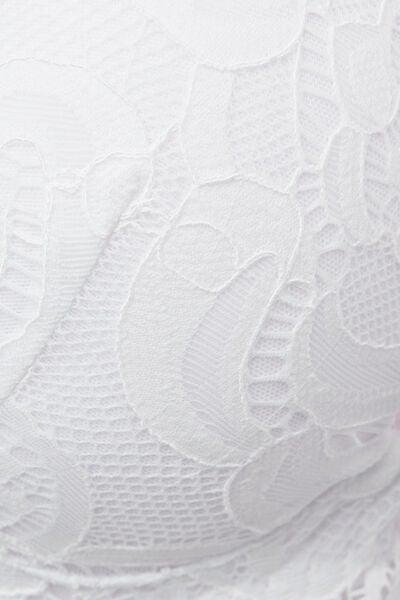 White Scent Of Summer Push-Up Bra, White, large image number 4