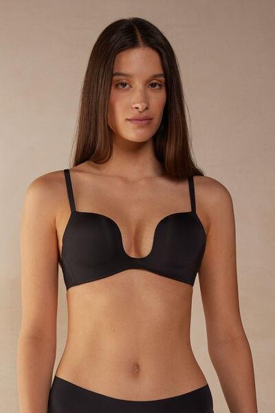 Black Ultralight Push-Up Bra, , large image number 0