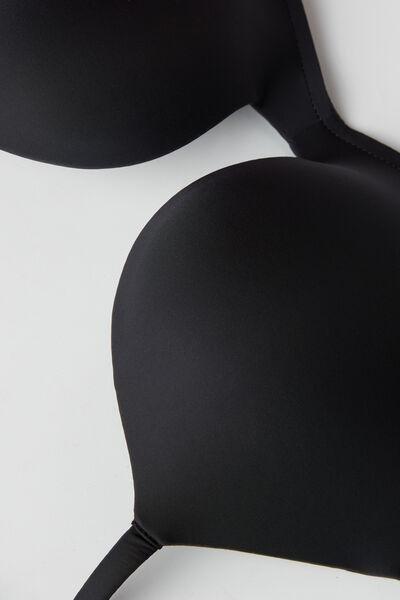 Black Ultralight Push-Up Bra, , large image number 4
