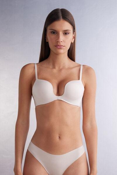 Cream Ultralight Push-Up Bra, , large image number 0