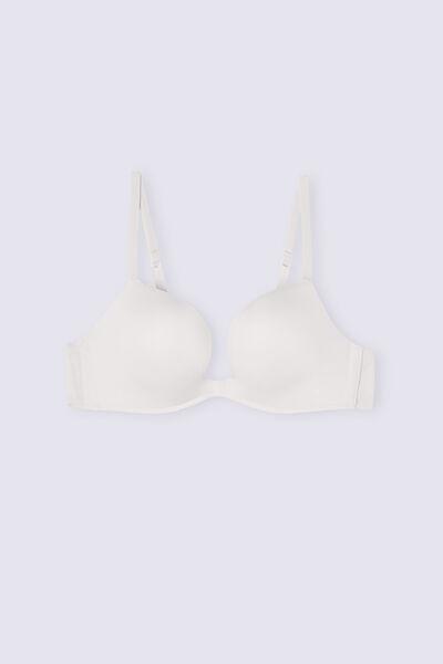 Cream Ultralight Push-Up Bra, , large image number 2