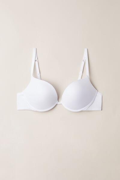 White Ultralight Super Push-Up Bra, , large image number 1