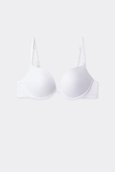 White Ultralight Super Push-Up Bra, White, large image number 5